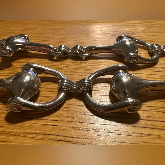 Horsebit ? Metal Chain Belt Long EUC 50in Y2K main image 5